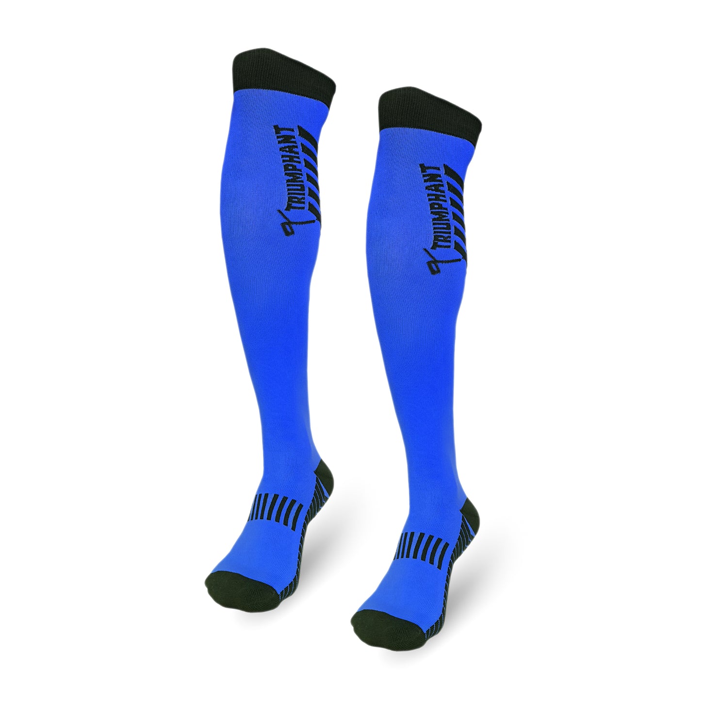 Champion Series Performance Hockey Socks Knee High Length Navy Blue Image 3