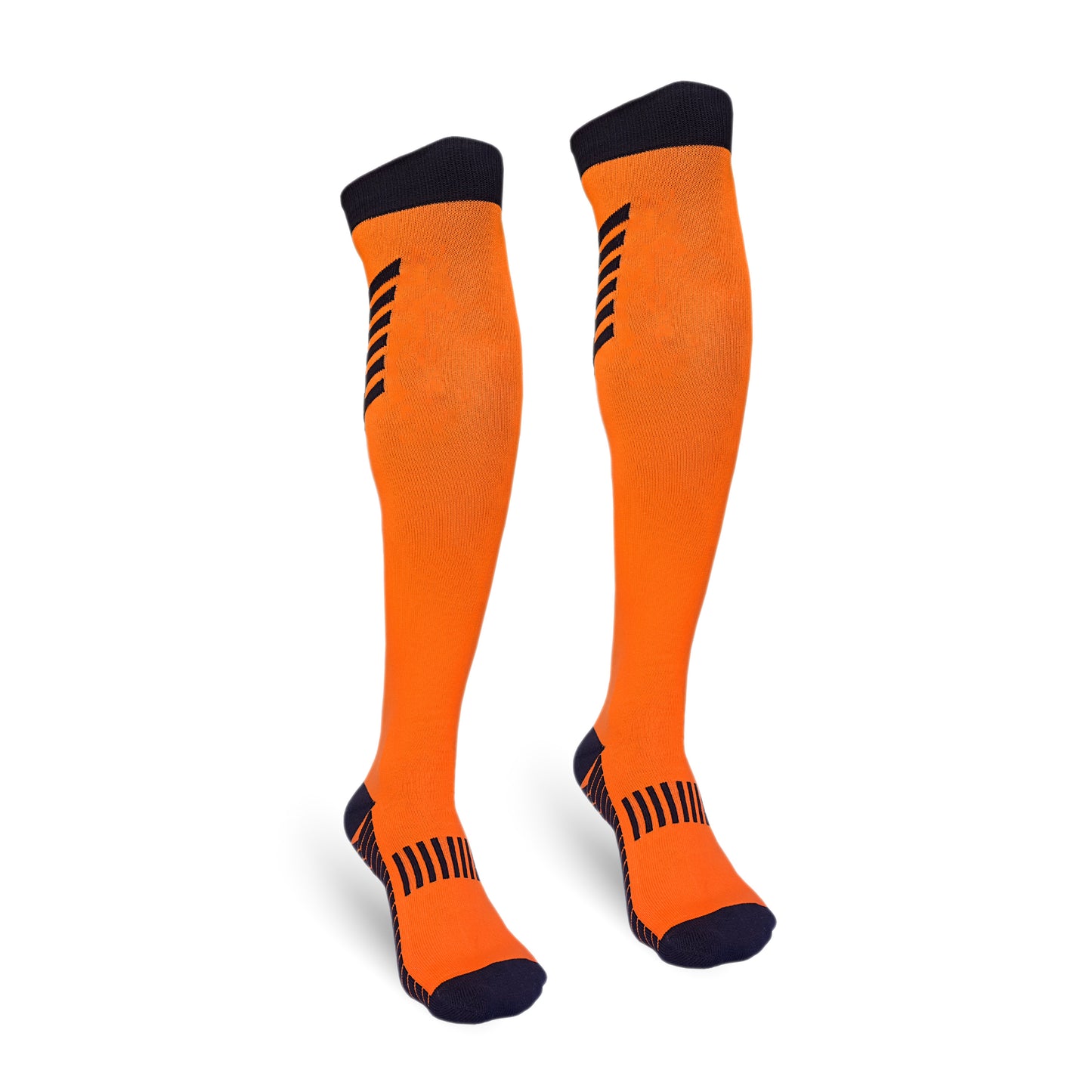 Champion Series Performance Hockey Socks Knee High Length Orange Image 3