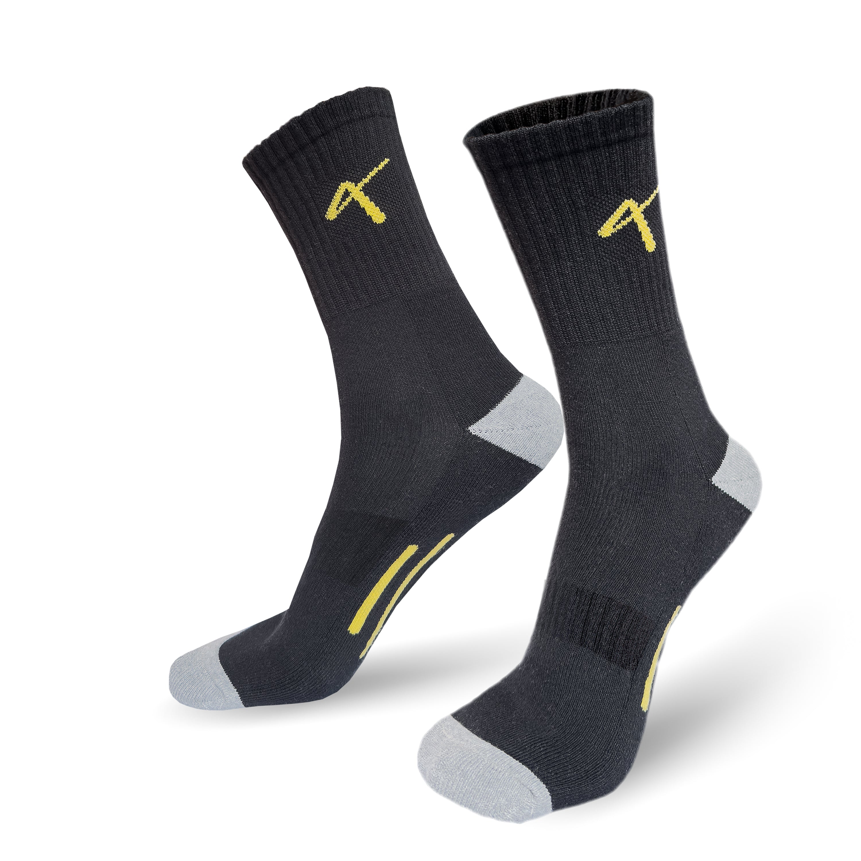 Champion Series Performance Cricket Socks Crew Length Black