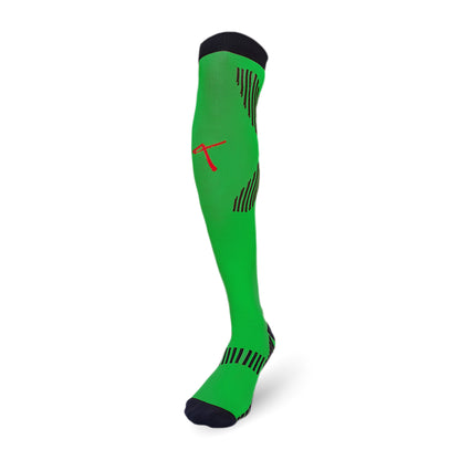 Triumphant Sports X Series Performance Football Socks Knee High Length Green Image 1