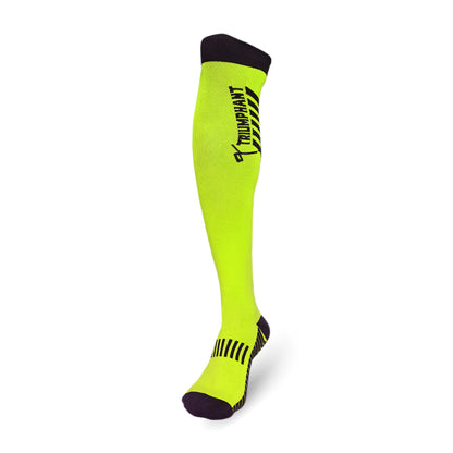 Champion Series Performance Hockey Socks Knee High Length Neon Green Image 1