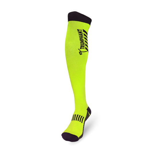 Champion Series Performance Hockey Socks Knee High Length Neon Green Image 1
