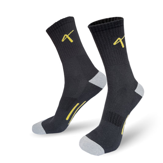 Champion Series Performance Cricket Socks Crew Length Black
