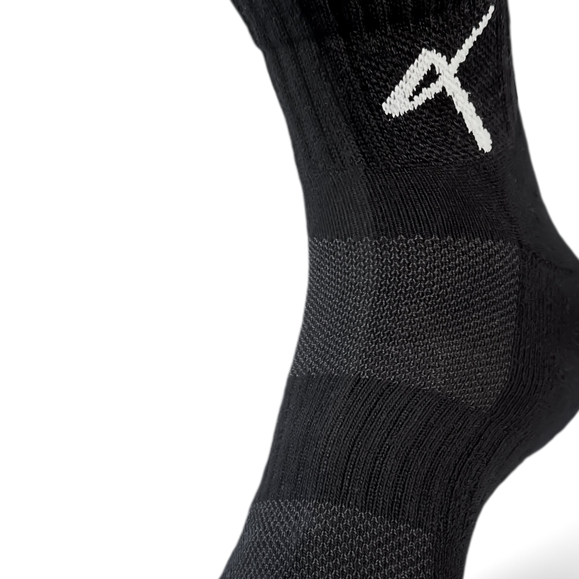 Foot image of the Triumphant Sports Specialised Activewear Socks Champion Series Ankle Length Black