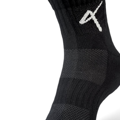 Foot image of the Triumphant Sports Specialised Activewear Socks Champion Series Ankle Length Black