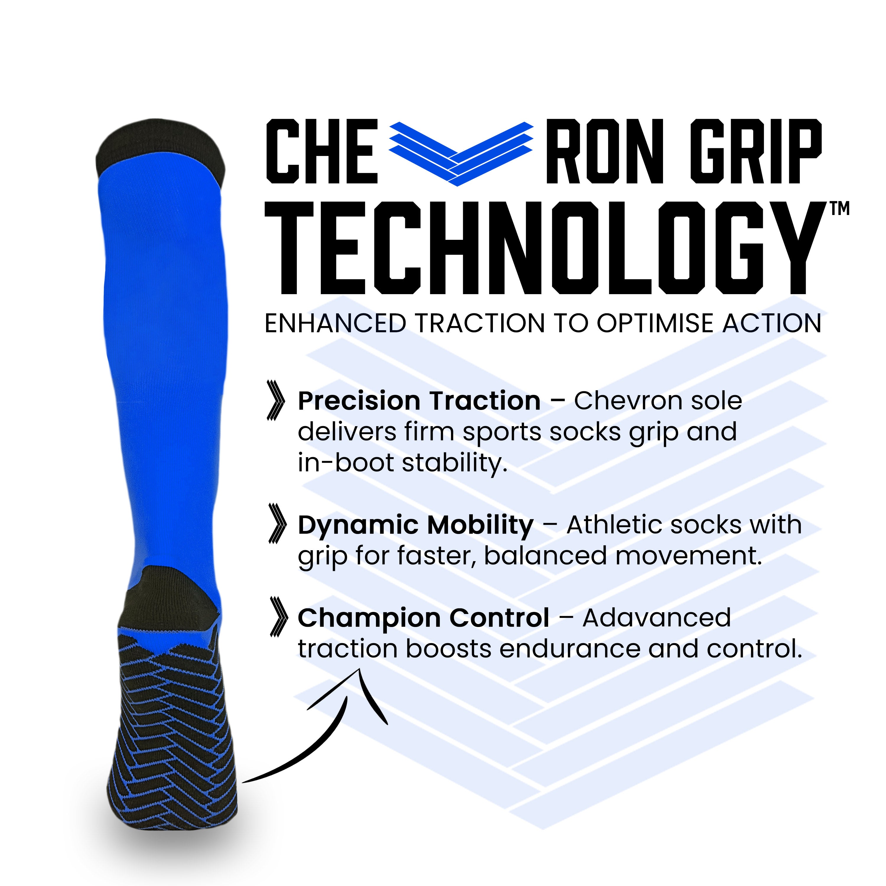 Pack of 3 - Navy Blue | Champion Series Performance Hockey Socks Knee High Length