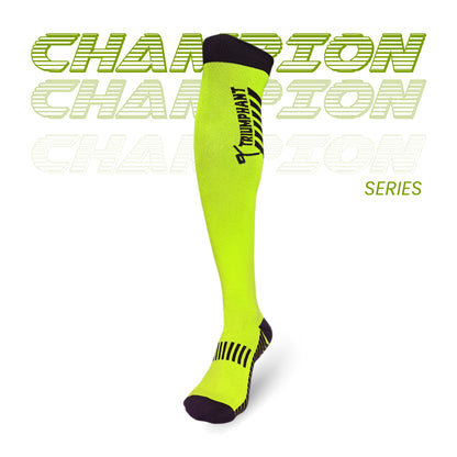 Champion Series Performance Hockey Socks Knee High Length Neon Green Image 5