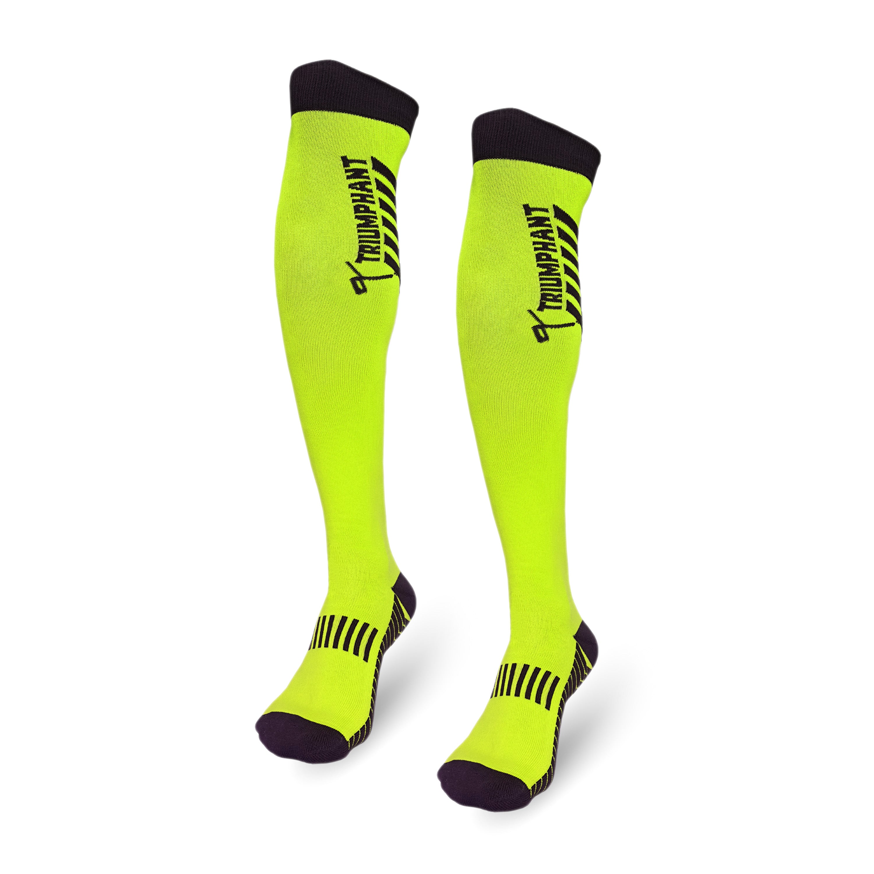 durable-neon-green-hockey-socks-knee-high-reinforced-heel