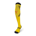 Yellow knee-high football socks, performance fit designed for training and matches